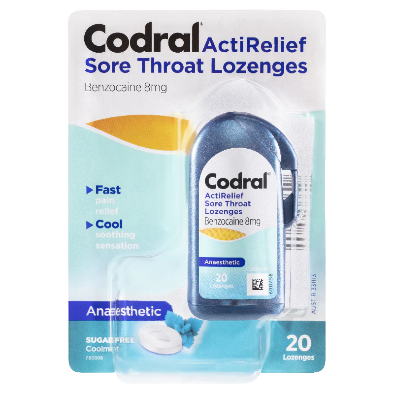 Codral Actirelief Mint 20 Loz