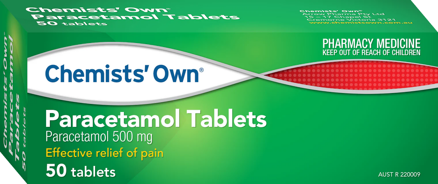 Co Paracetamol Tab 50