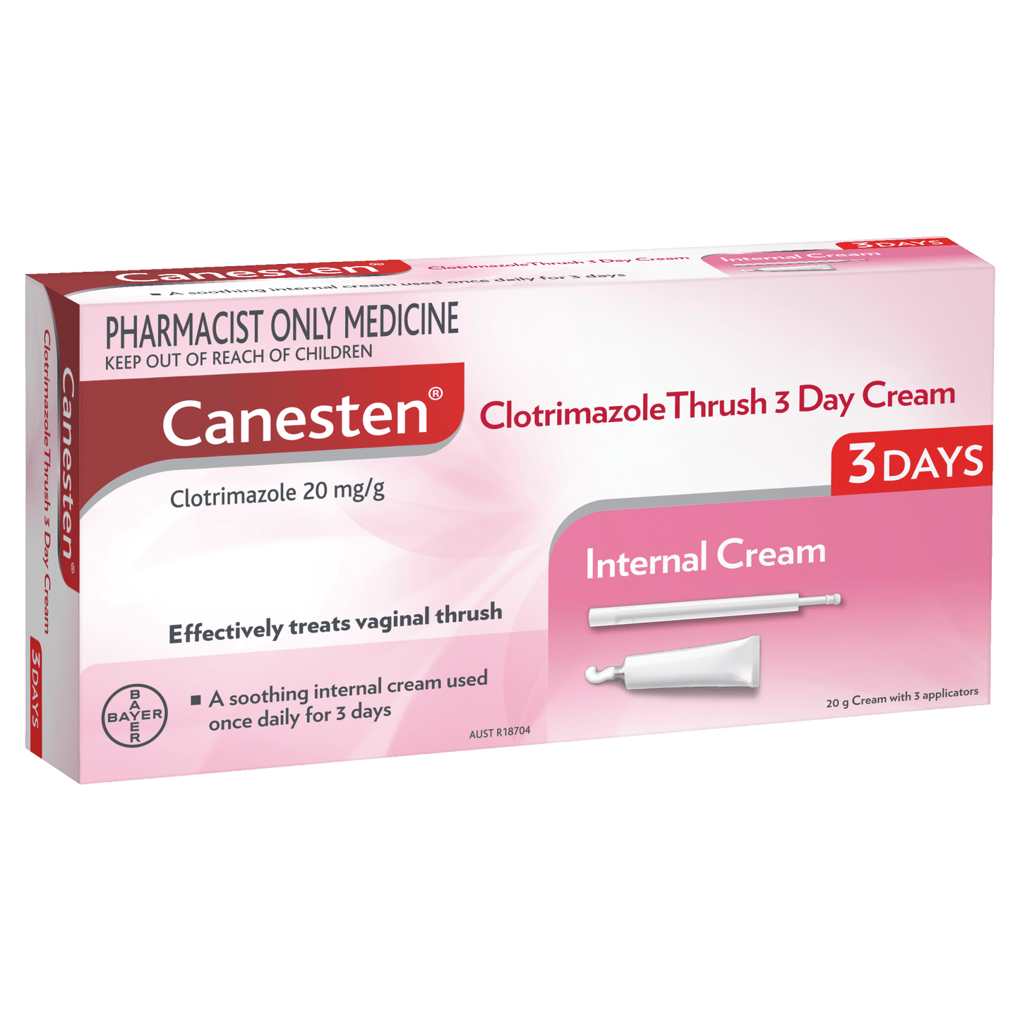 Canesten 3 Day Cream 20g