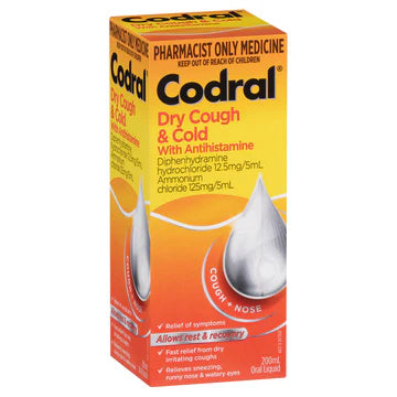 Codral Dry Cough & Cold + Antihis 200mL