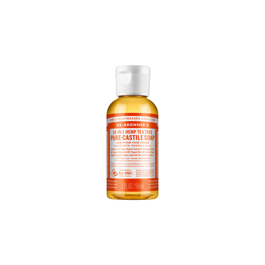 Dr. Bronner'S Pure-Castile Soap Liquid (Hemp 18-In-1) Tea Tree 59mL