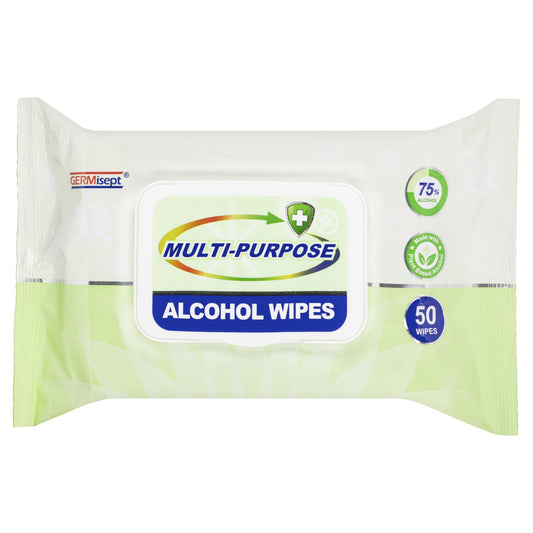 Germisept Multi-Purpose Alc Wipes 50Pk