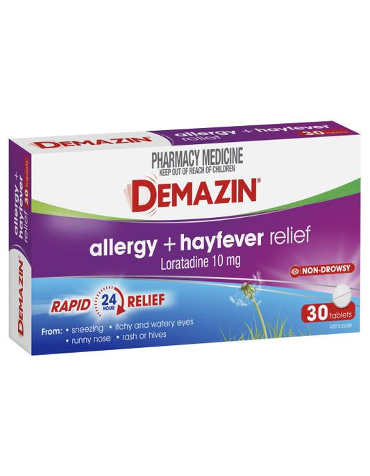 Demazin Allergy + Hayfever 30 Tablets