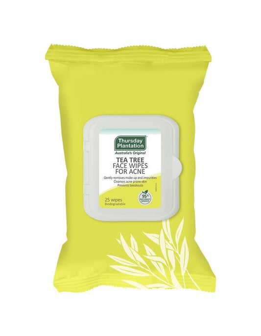 Tp Tea Tree Acne Face Wipes 25