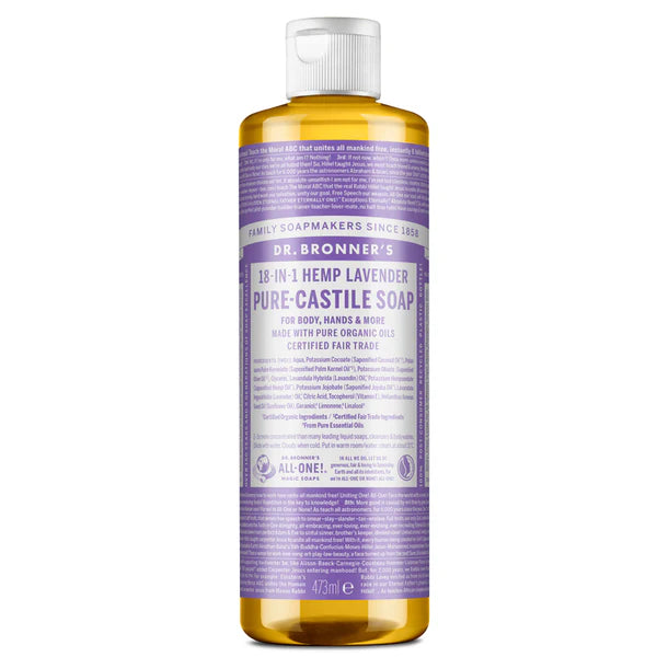 Db 18In1 Hemp Lavender Pure-Castile Soap 473mL