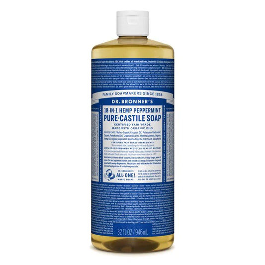 Db Pure-Castille Soap Peppermint 946mL