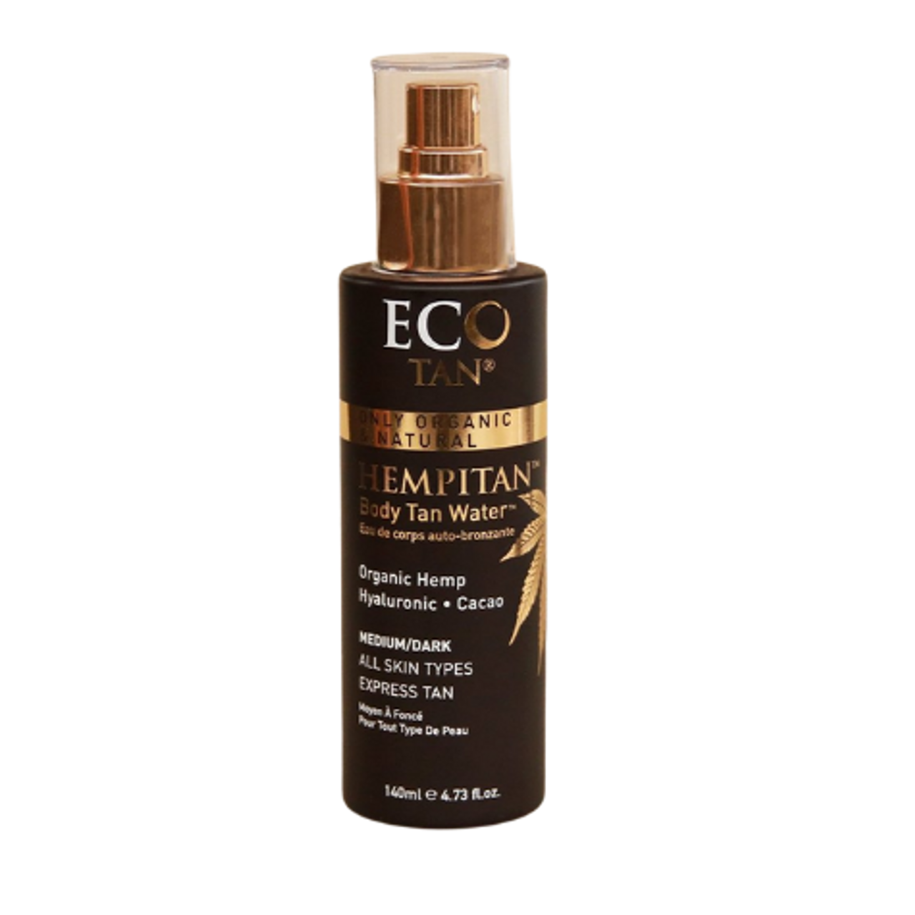 Eco Tan Hempitan Water Med/Dark E140mL