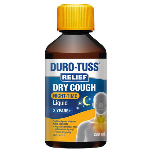 Duro-Tuss Relief Dry Night Liq 200mL
