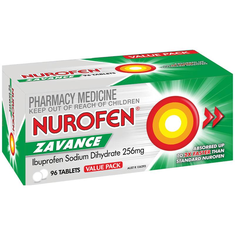 Nurofen Zavance Tabs 96