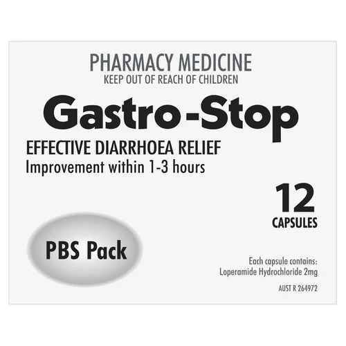 Gastro-Stop Pbs 2mg X 12 Cap