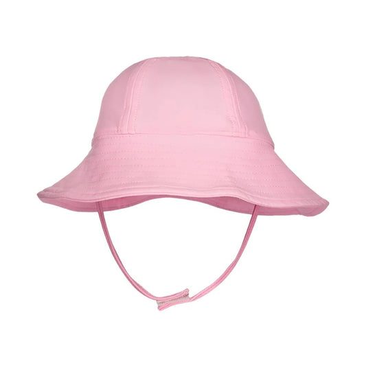 Hannah Swim Bucket Hat- Pink Toddler