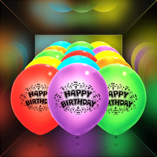 Illooms Led Balloons Happy Birthday