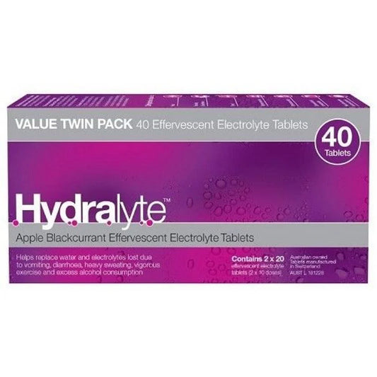 Hydralyte App/Blk Eff Tab 40