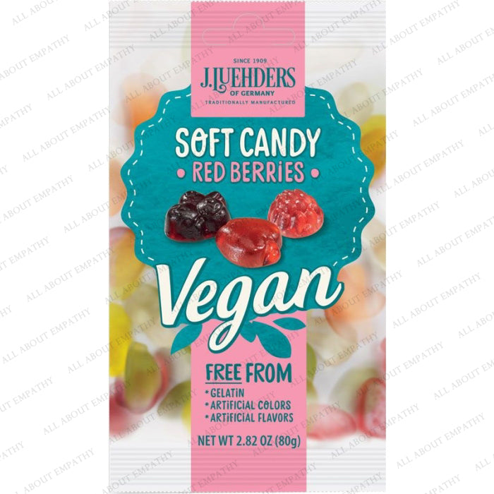J.Luehders Soft Vegan Candy Red Berries 80g