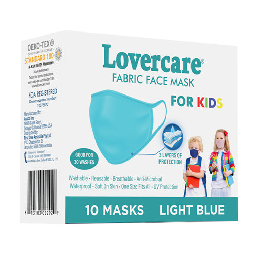 Lovercare Fabric Kids Face Mask  10P