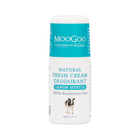 Moogoo Fresh Cream Lemon Myrtle Deodorant Roll-On 60mL