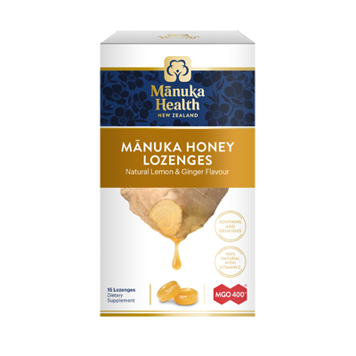 Manuka  Honey With Ginger & Lemon Loz