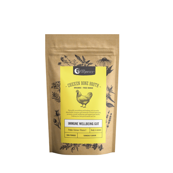 Nutraorganics Chicken Bone Broth Turmeric Flavour 100g