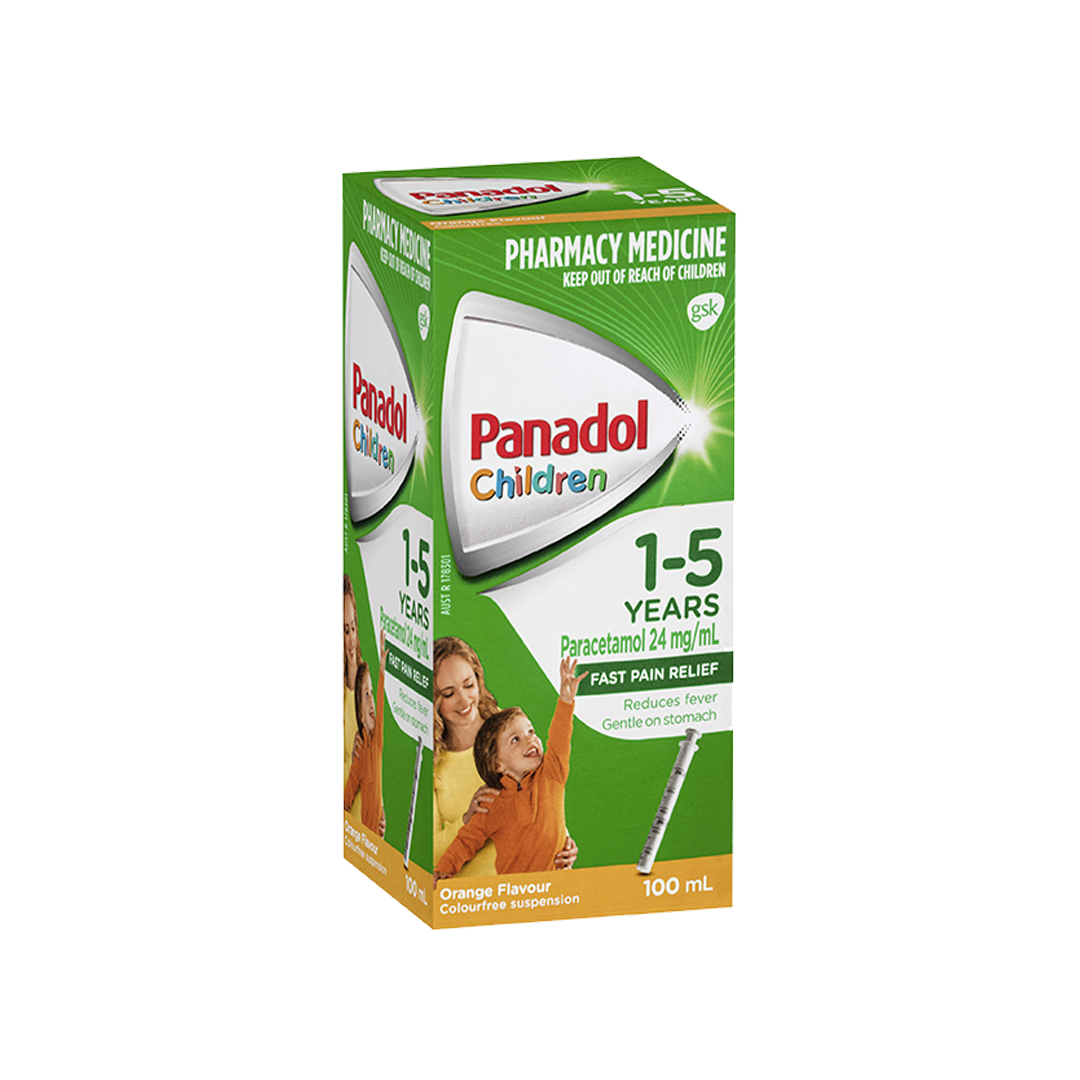 Panadol 1-5Yr Orange 24mg 100mL