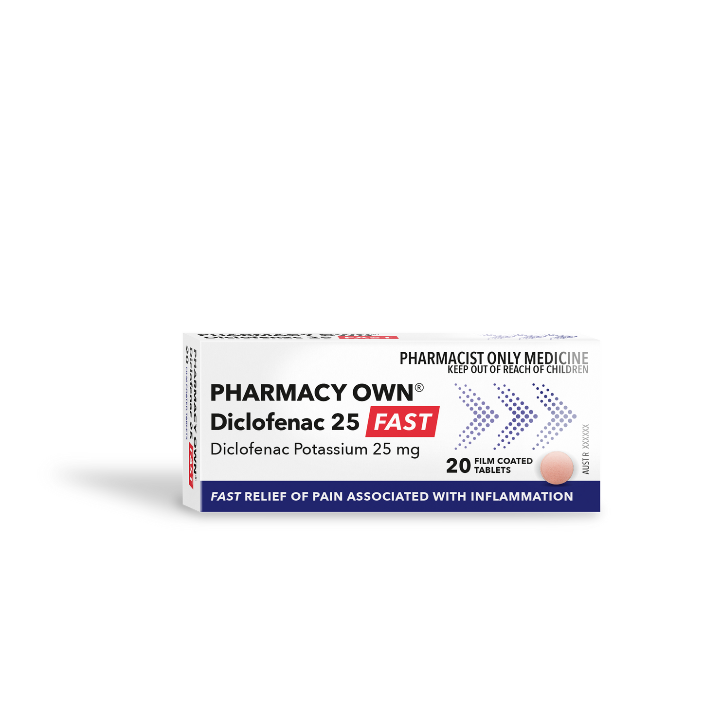 Phy Own Diclofenac Fast 25mg 20Pk