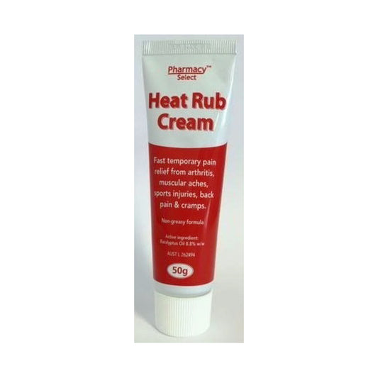 Pharmacy Select Heat Rub Crm 50g