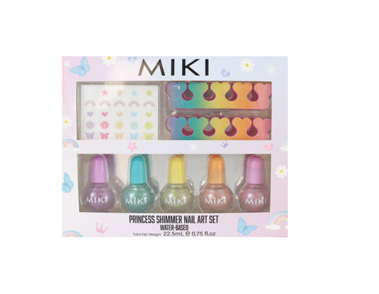 Miki Princess Shimmer Nail Art Set