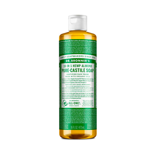 Db 18In1 Hemp Almond Pure-Castile Soap 473mL