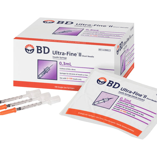 Bd Ultrafine Ii 0.3mL 31G 8Mm 100Pk
