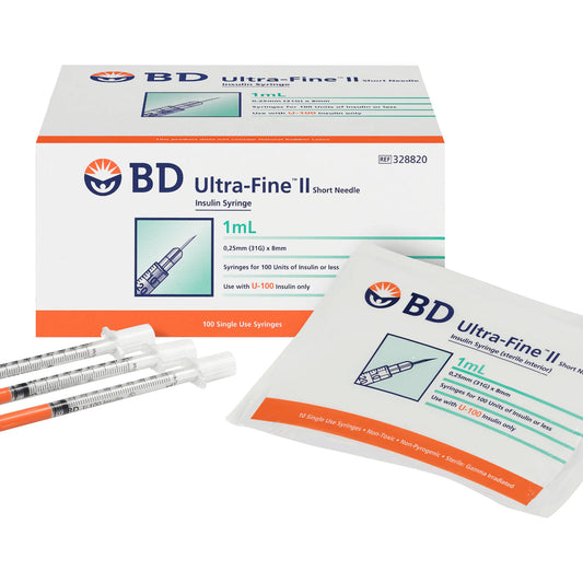Bd Ultrafine Ii 1.0mL 31G 8Mm 100Pk