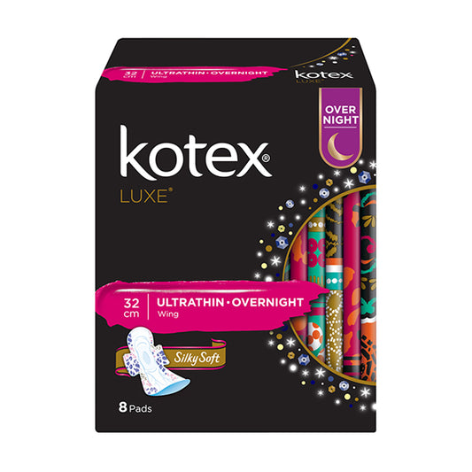 Kotex Ultrathins Overnight Long Pads 8Pk