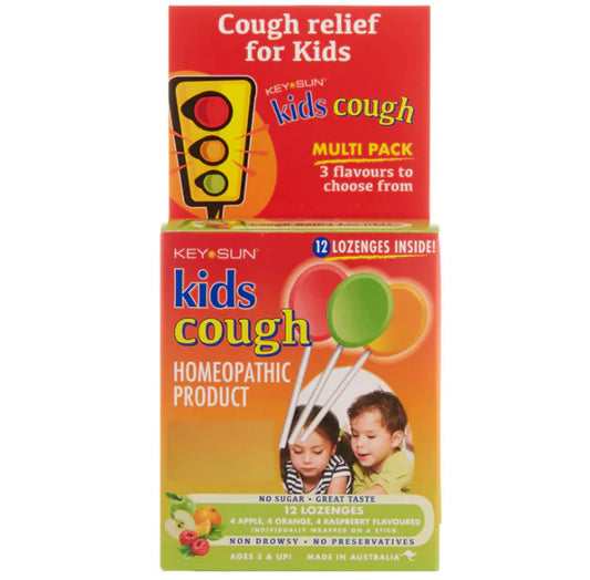 Key Sun Kids Cough Multi Pk 12
