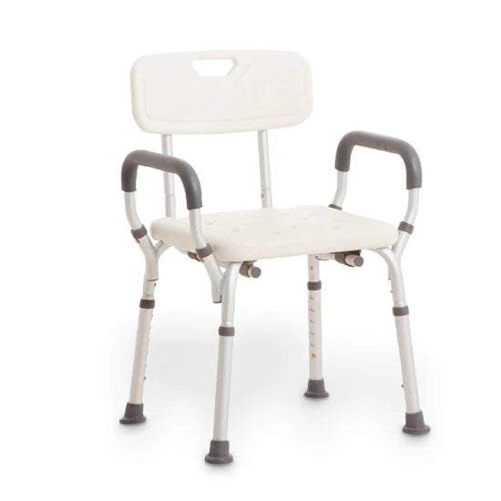 Shower Chair Alum Armrest mLe