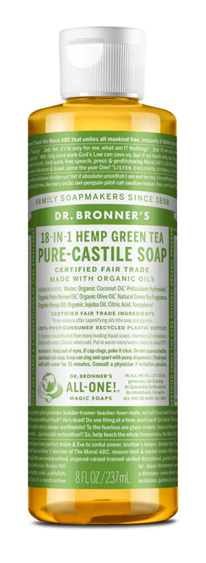 Db 18In1 Green Tea Pure-Castille Soap 237mL