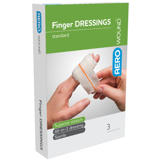 Aerowound Finger Dress 3Pk