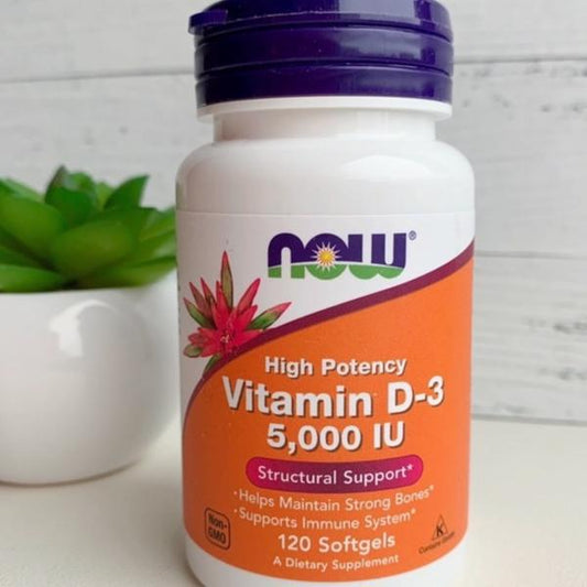 Now Vitamin D 5000 Iu 120Caps