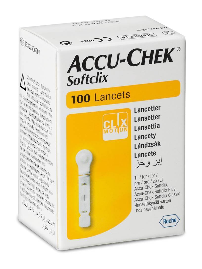 Accu-Chek Softclix Lancets 100