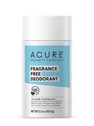 Acure Fragrance Free Deodorant