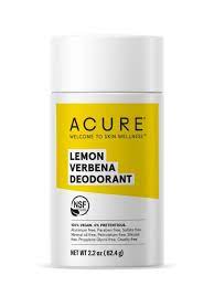 Acure Lemon Verbena Deodorant