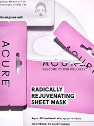 Acure Radically Rejuvenating Sheet Mask