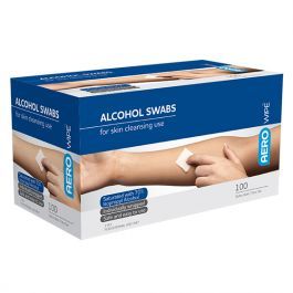 Aerowipe Alc Swabs 100Pk