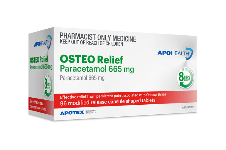 Aph Osteo Relief Para 665mg Tab Bl 96