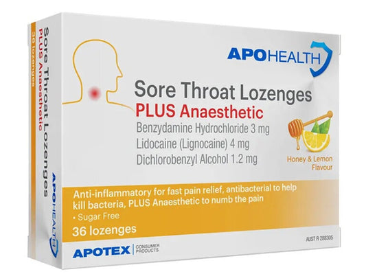 Aph S/Thrt Plus Anes Loz 3mg/4mg/1.2 36