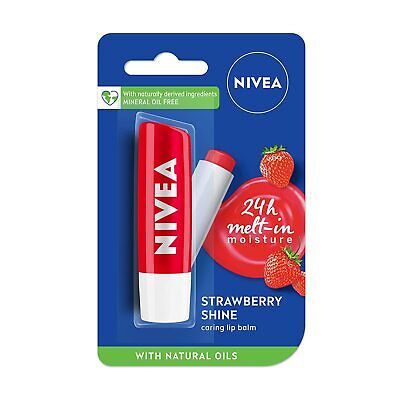 Nivea Lip Care Strawberry 4.8G