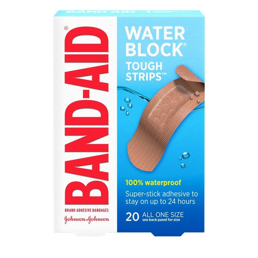 Bandaid Strip Tough Wtrblk 20