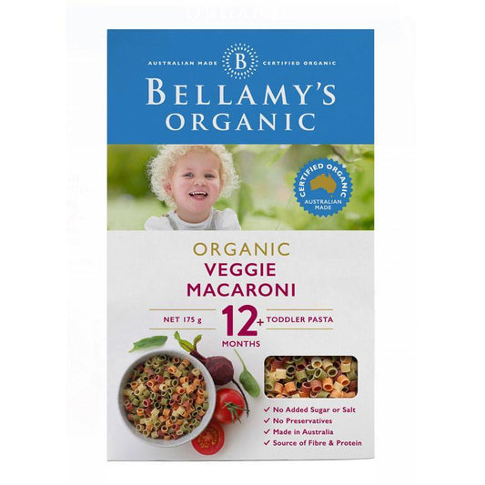 Bellamys Organic Vegi Macaroni 175g