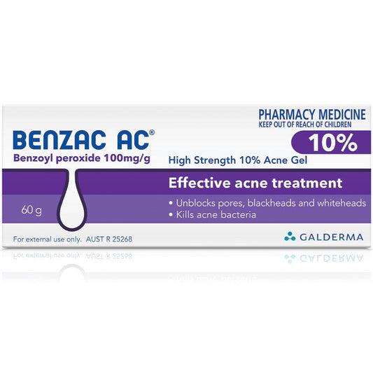 Benzac Ac Gel 10% 60g