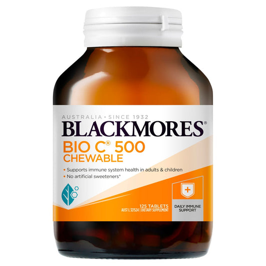 Blackmores Bio C 500 Chewable 125 Tab