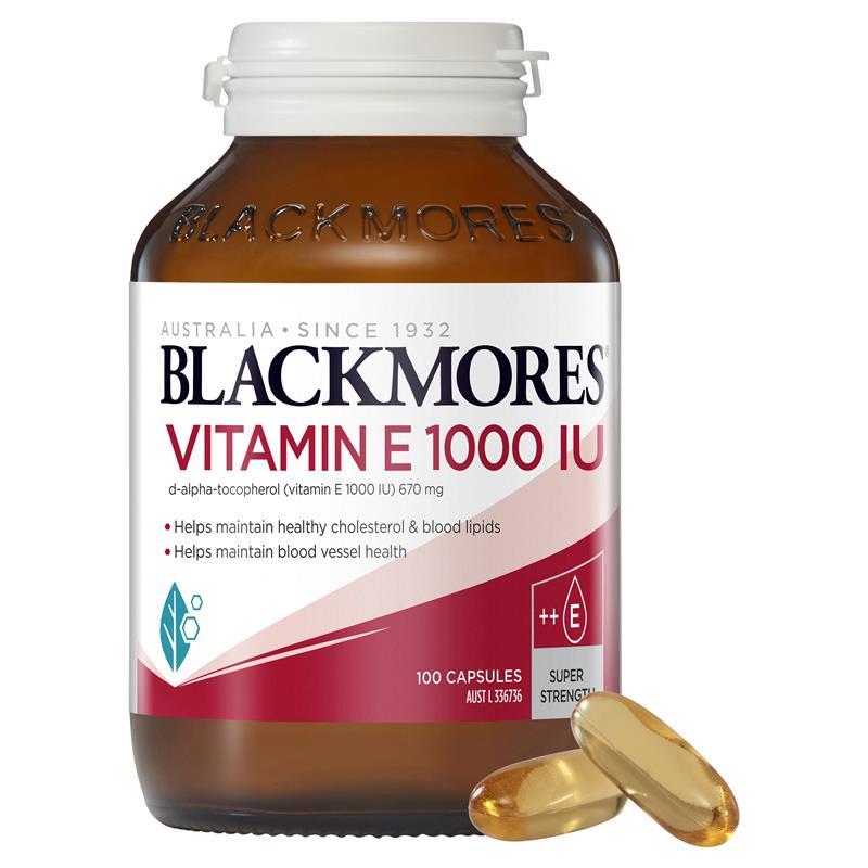 B/M Vit E 1000 Iu 100 Cap