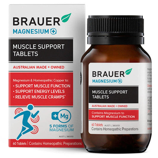 Brauer Magnesium+ Muscle Support 60 Tabs