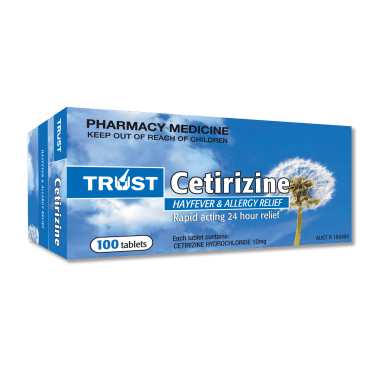 Trust Cetirizine 10mg X 100 Tabs